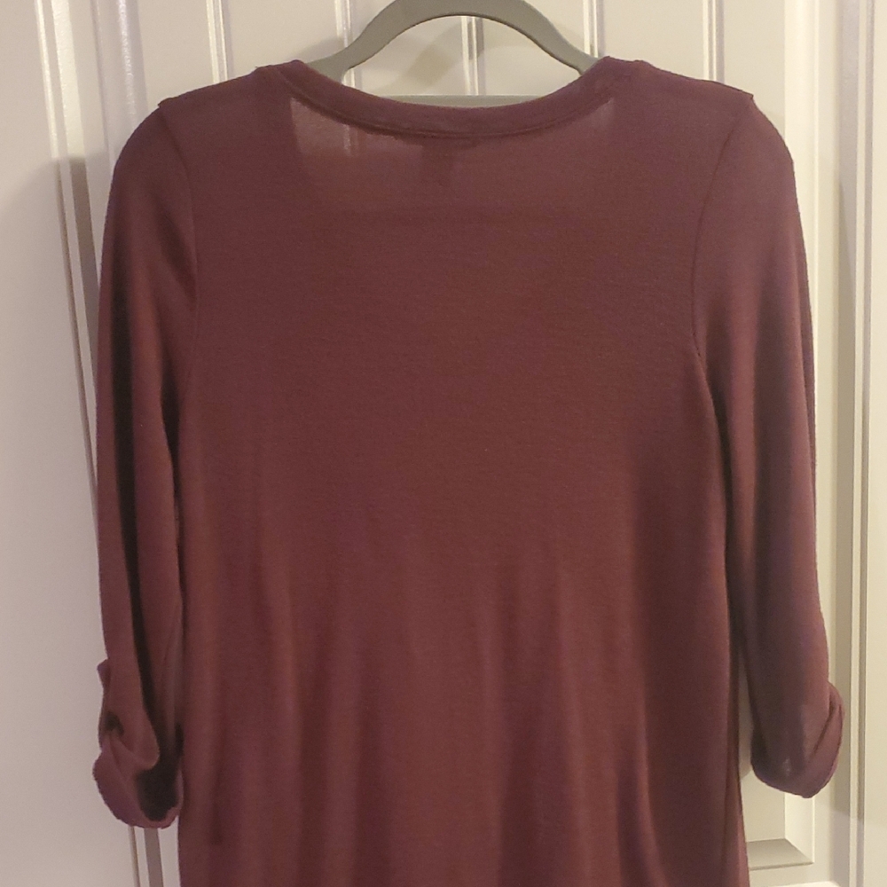 Maroon Women's Top - Picture 5 of 6